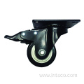 1.5 inch White PP Core​ Black PVC Casters